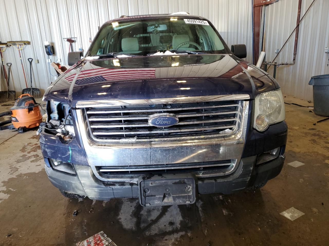 2007 Ford Explorer VIN 1FMEU73E57UA49106 Copart auction photo, front end damage thumbnail 5