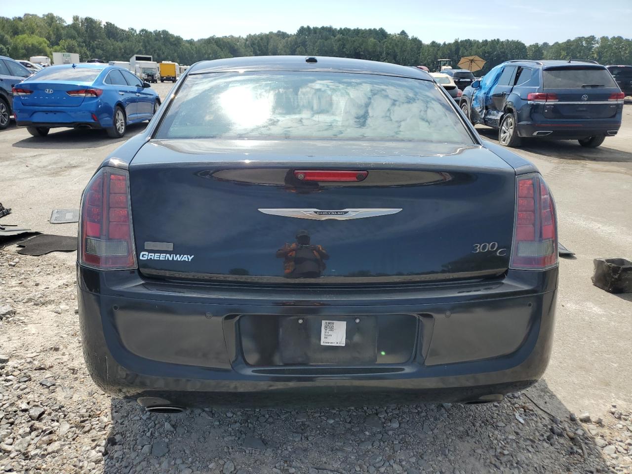 2013 Chrysler 300 VIN 2C3CCADT6DH682922 Copart auction photo, front end / top/roof damage thumbnail 6