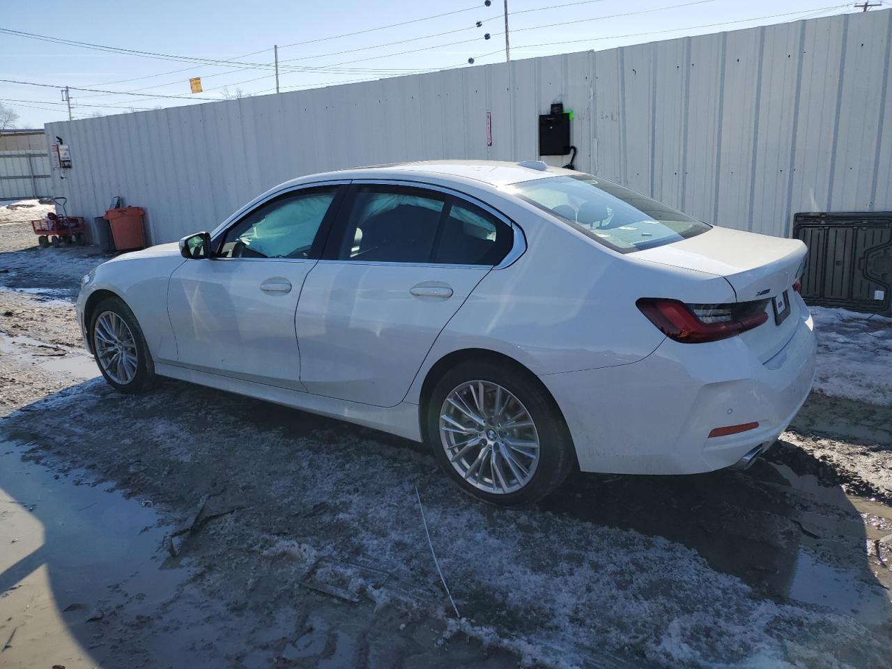 2024 BMW 3er VIN 3MW89FF07R8E23225 Copart auction photo, side / rear end damage thumbnail 2
