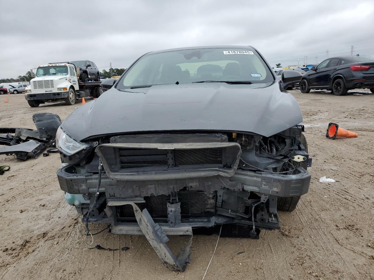 2020 Ford Fusion VIN 3FA6P0HDXLR251566 Copart auction photo, front end / side damage thumbnail 5