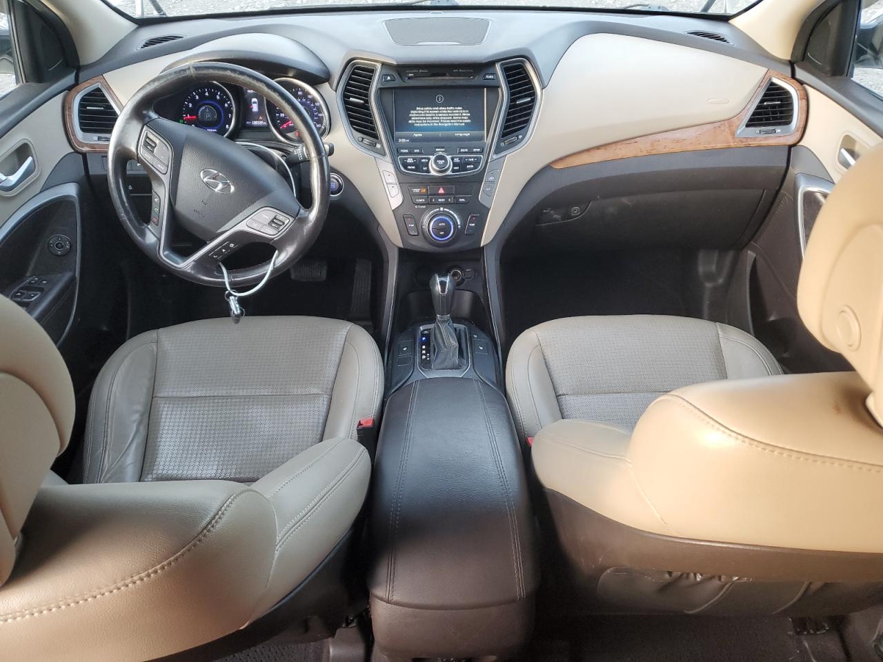 2013 Hyundai Santa Fe VIN 5XYZU3LBXDG113500 Copart auction photo, front end damage thumbnail 8