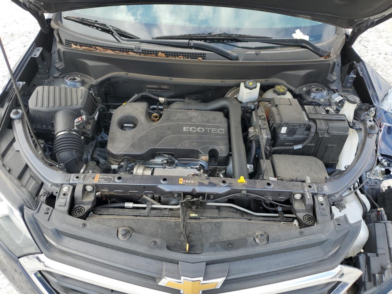 2018 Chevrolet Equinox VIN 3GNAXHEV2JL111468 Copart auction photo, front end / undercarriage damage thumbnail 12