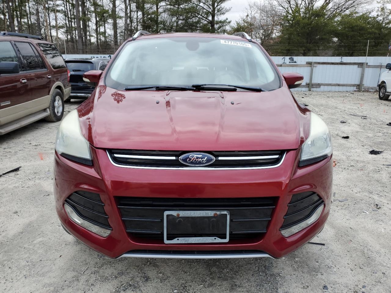 2014 Ford Escape VIN 1FMCU9J91EUD60022 Copart auction photo, front end / minor dent/scratches damage thumbnail 5