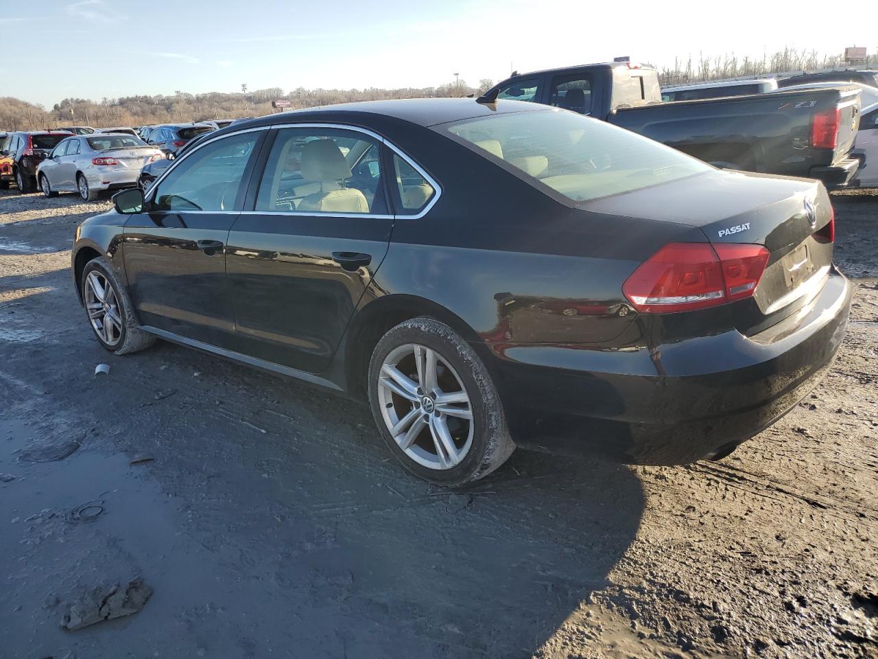 2014 Volkswagen Passat VIN 1VWBT7A30EC092649 Copart auction photo, mechanical damage thumbnail 2