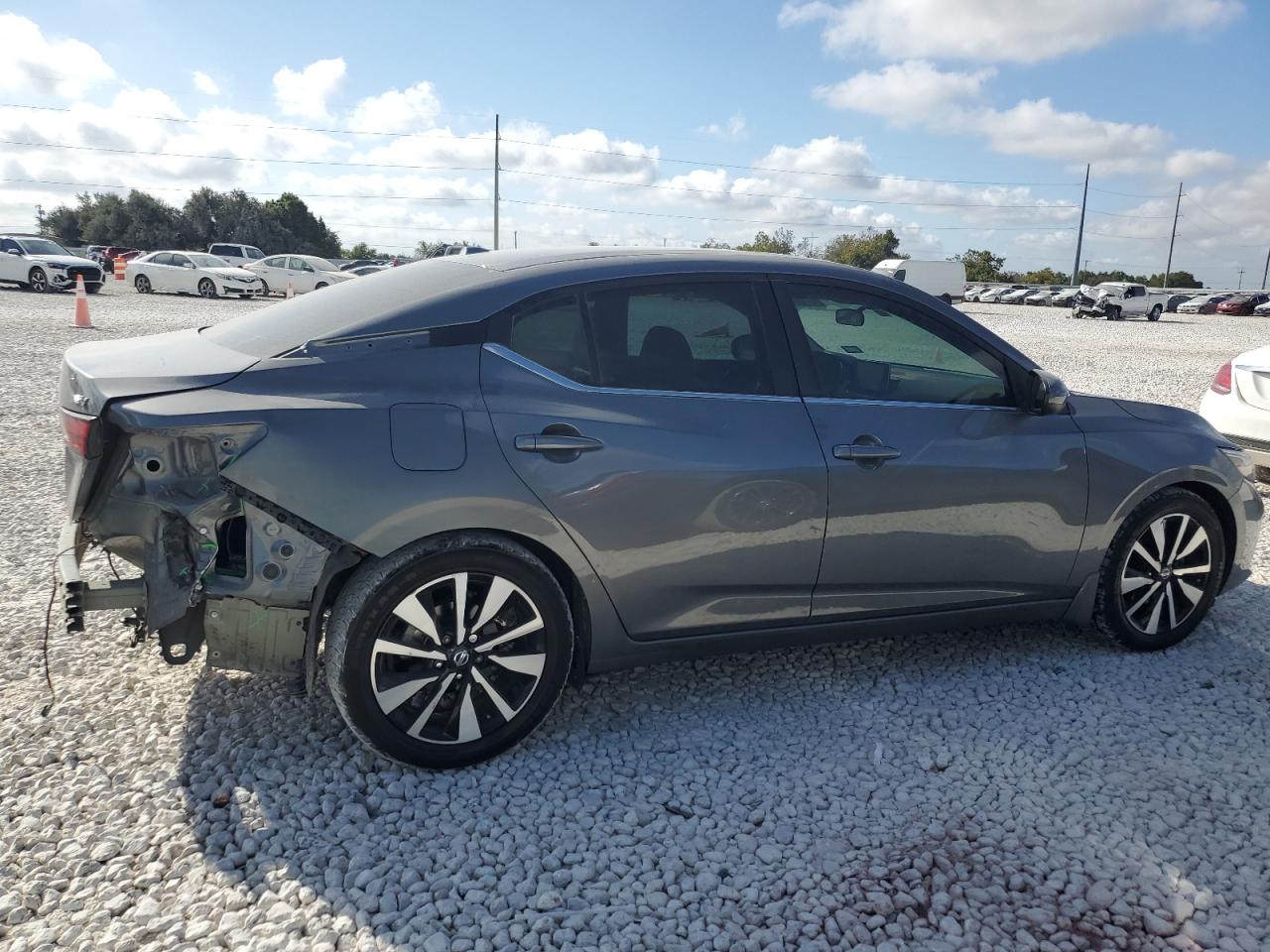 2021 Nissan Sentra VIN 3N1AB8CV0MY328537 Copart auction photo, rear end damage thumbnail 3