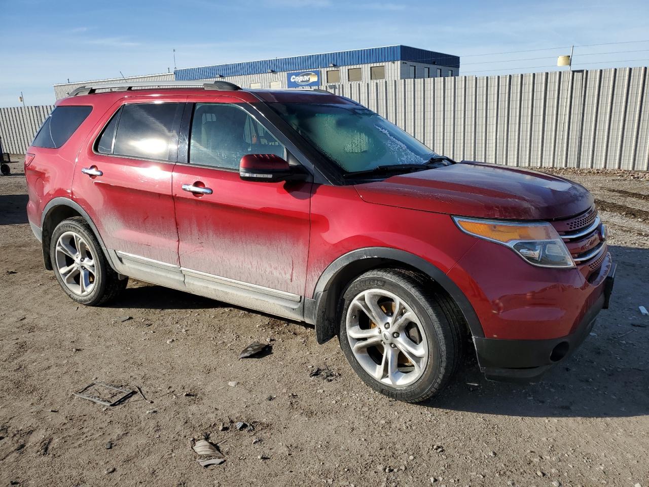 2014 Ford Explorer VIN 1FM5K8F87EGA54482 Copart auction photo, rear end / side damage thumbnail 4