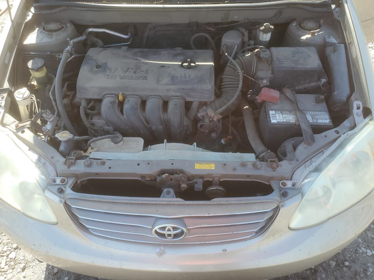 2004 Toyota Corolla VIN 1NXBR32E64Z316439 Copart auction photo, rear end / front end damage thumbnail 13
