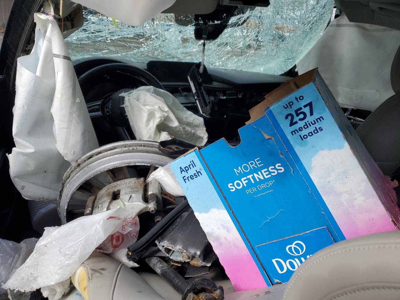 2019 Mazda 3 VIN JM1BPBAM6K1118150 Copart auction photo, all over / rollover damage thumbnail 8