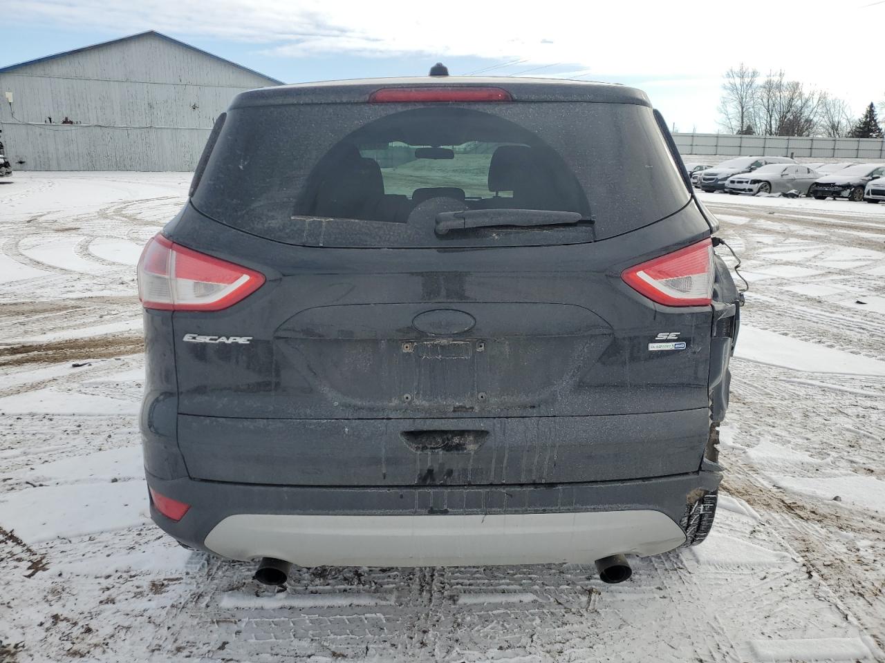 2014 Ford Escape VIN 1FMCU9GX9EUD79584 Copart auction photo, all over damage thumbnail 6