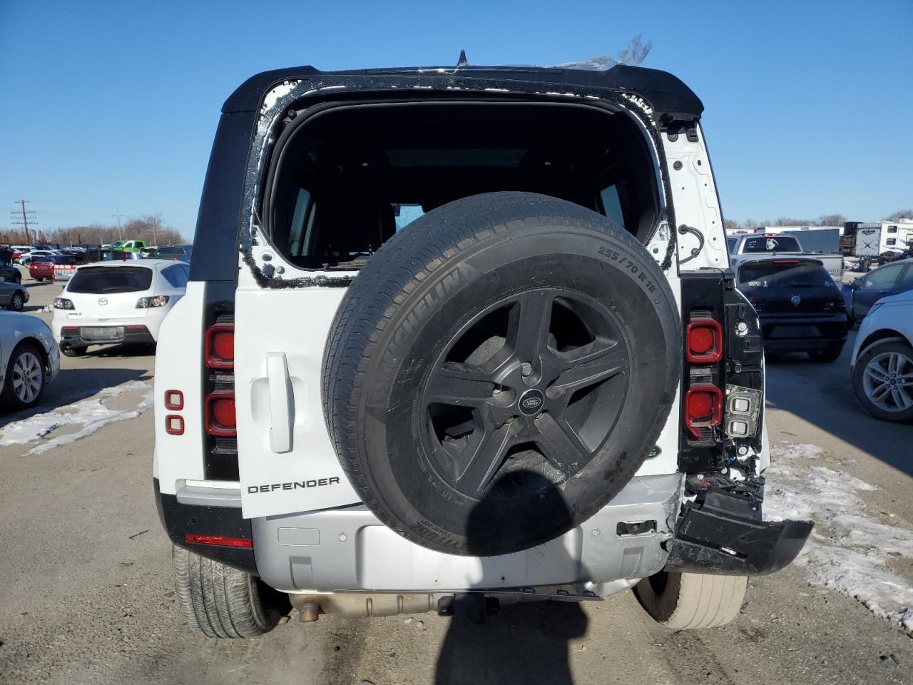 2023 Land Rover Defender VIN SALEJ7EXXP2124365 Copart auction photo, rear end damage thumbnail 6