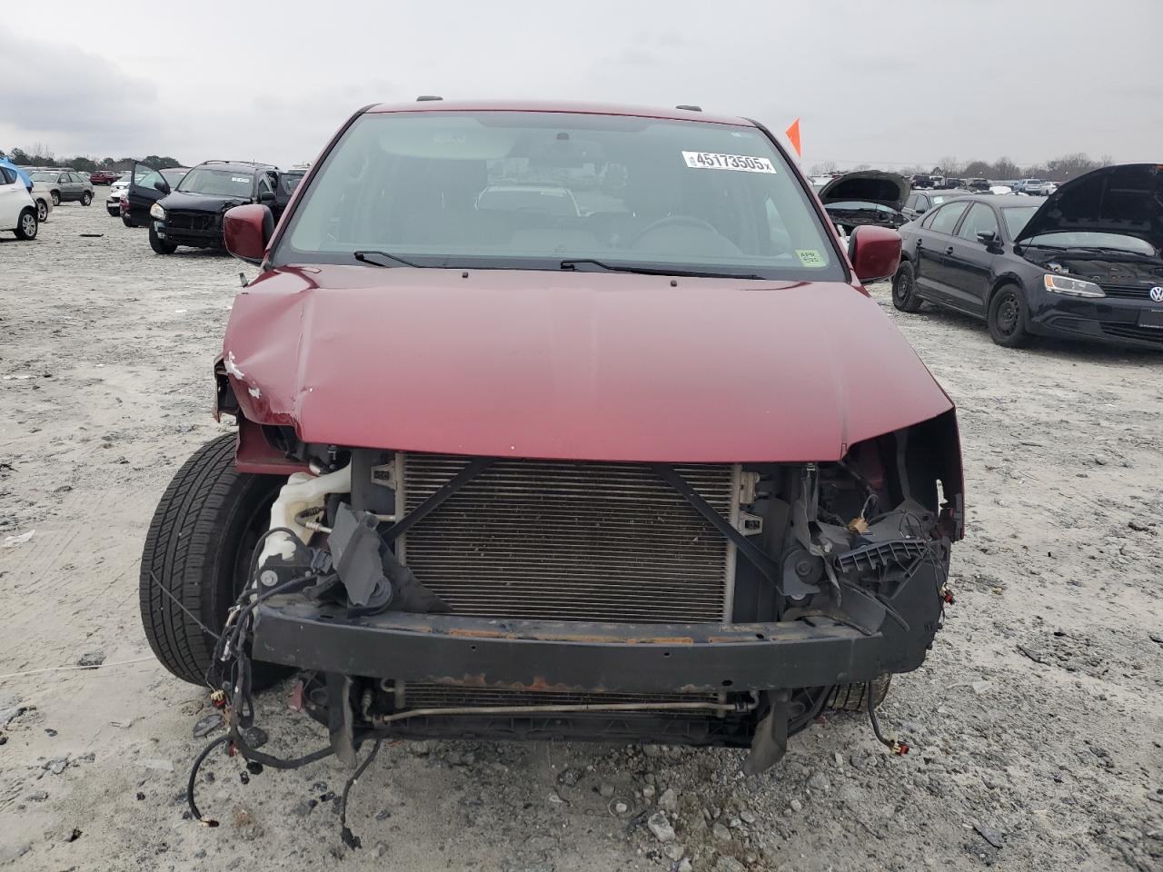 2014 Chrysler Town & Country VIN 2C4RC1BG6ER164641 Copart auction photo, front end damage thumbnail 5