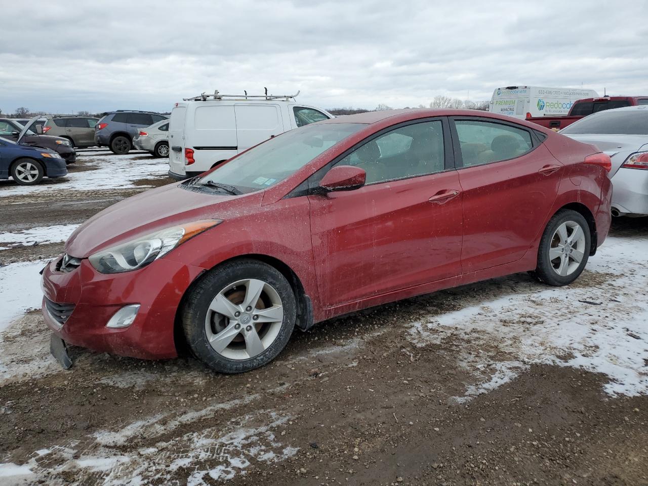 2013 Hyundai Elantra VIN 5NPDH4AEXDH448881