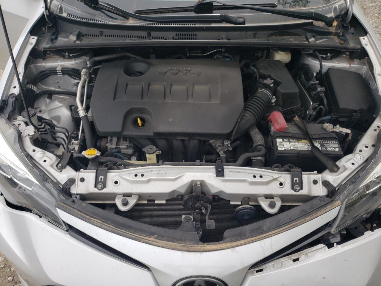 2017 Toyota Corolla VIN 2T1BURHE8HC790635 Copart auction photo, side / front end damage thumbnail 11