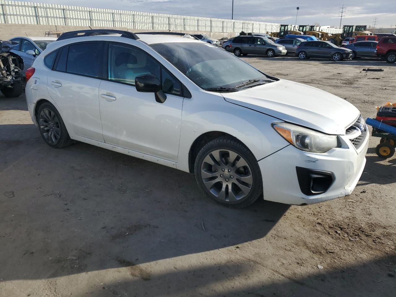 2013 Subaru Impreza VIN JF1GPAL62DG202762 Copart auction photo, vandalism damage thumbnail 4