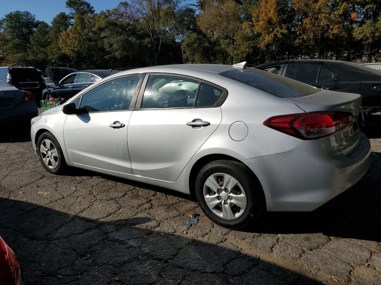 2018 KIA Forte VIN 3KPFL4A79JE175716 Copart auction photo, side damage thumbnail 2