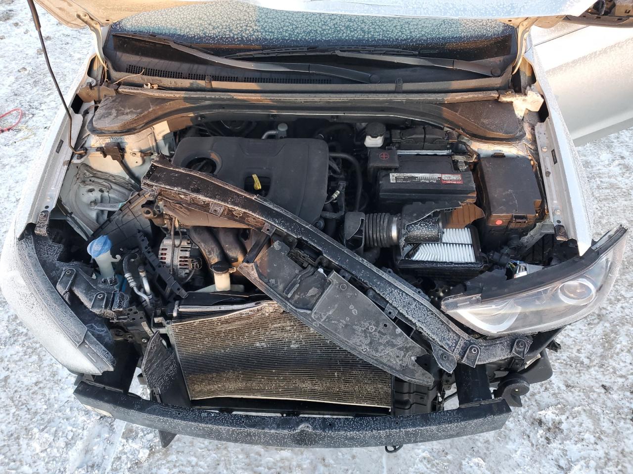 2017 Hyundai Elantra VIN 5NPD84LF3HH161104 Copart auction photo, front end / side damage thumbnail 12