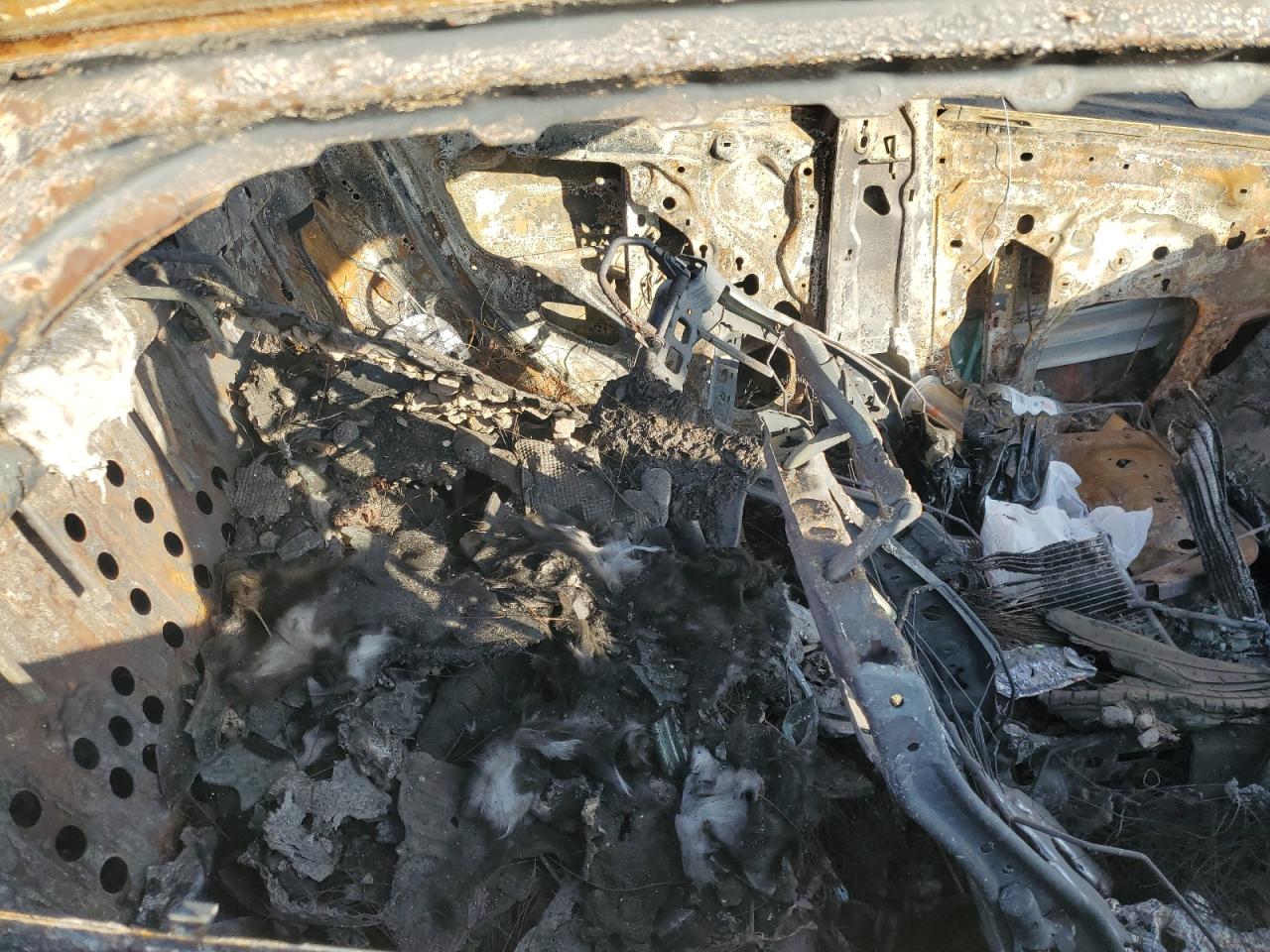 2013 Ford Focus VIN 1FADP3F21DL213203 Copart auction photo, burn damage thumbnail 10