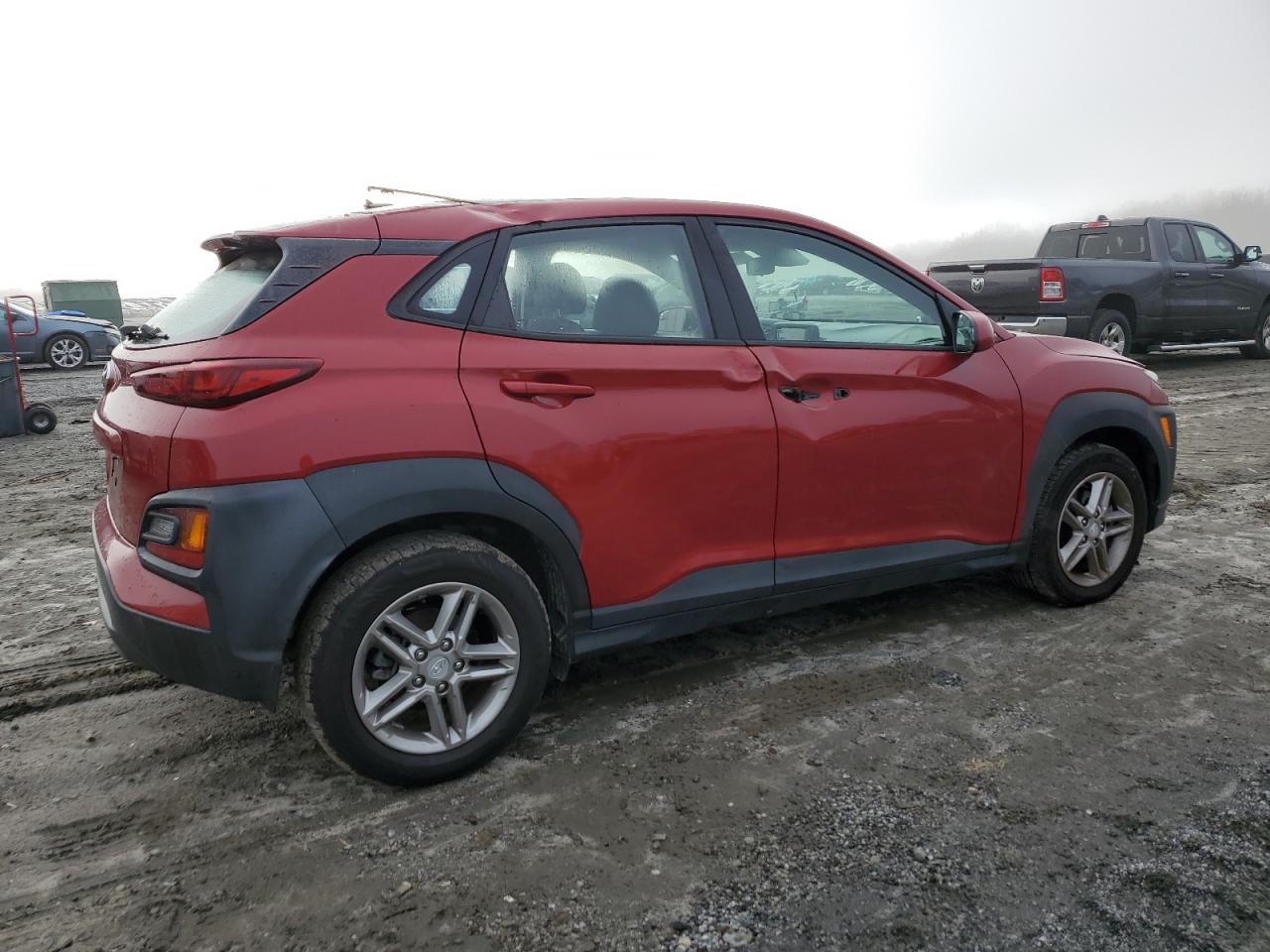 2019 Hyundai Kona VIN KM8K12AA7KU239710 Copart auction photo, top/roof / all over damage thumbnail 3