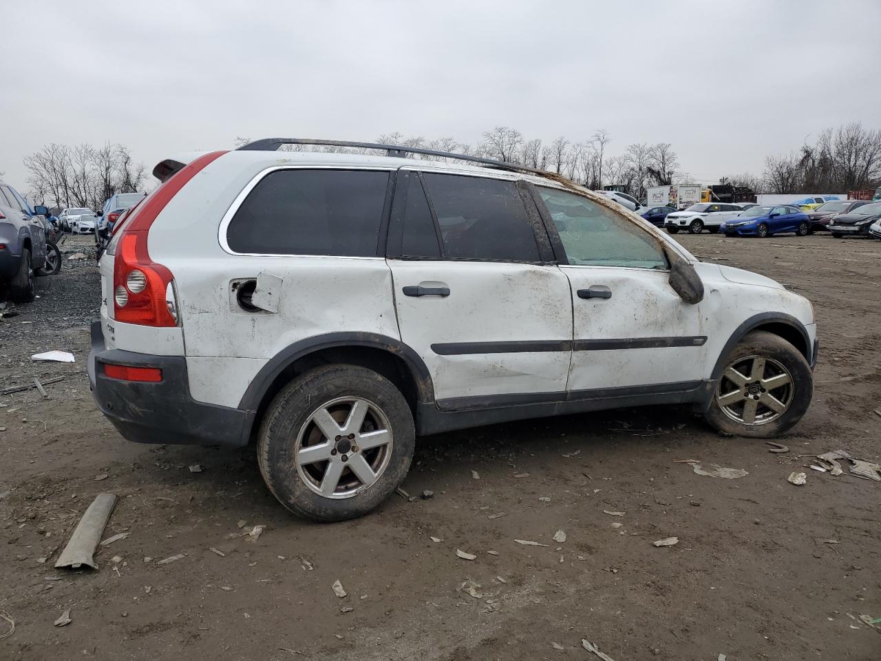 2004 Volvo XC90 VIN YV1CZ59H741044399 Copart auction photo, rollover / undercarriage damage thumbnail 3