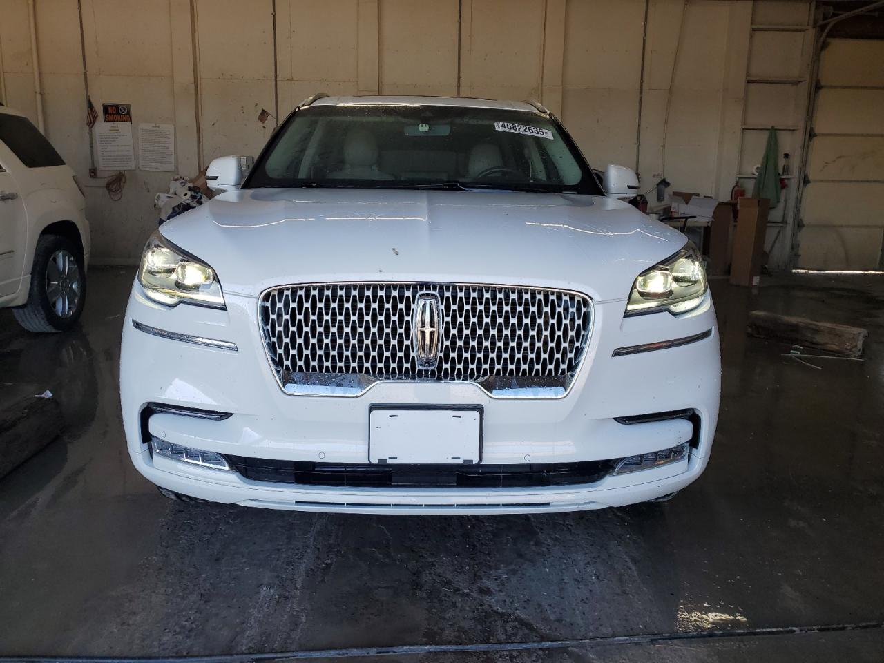 2021 Lincoln Aviator VIN 5LM5J7XCXMGL17012 Copart auction photo, rear end / side damage thumbnail 5