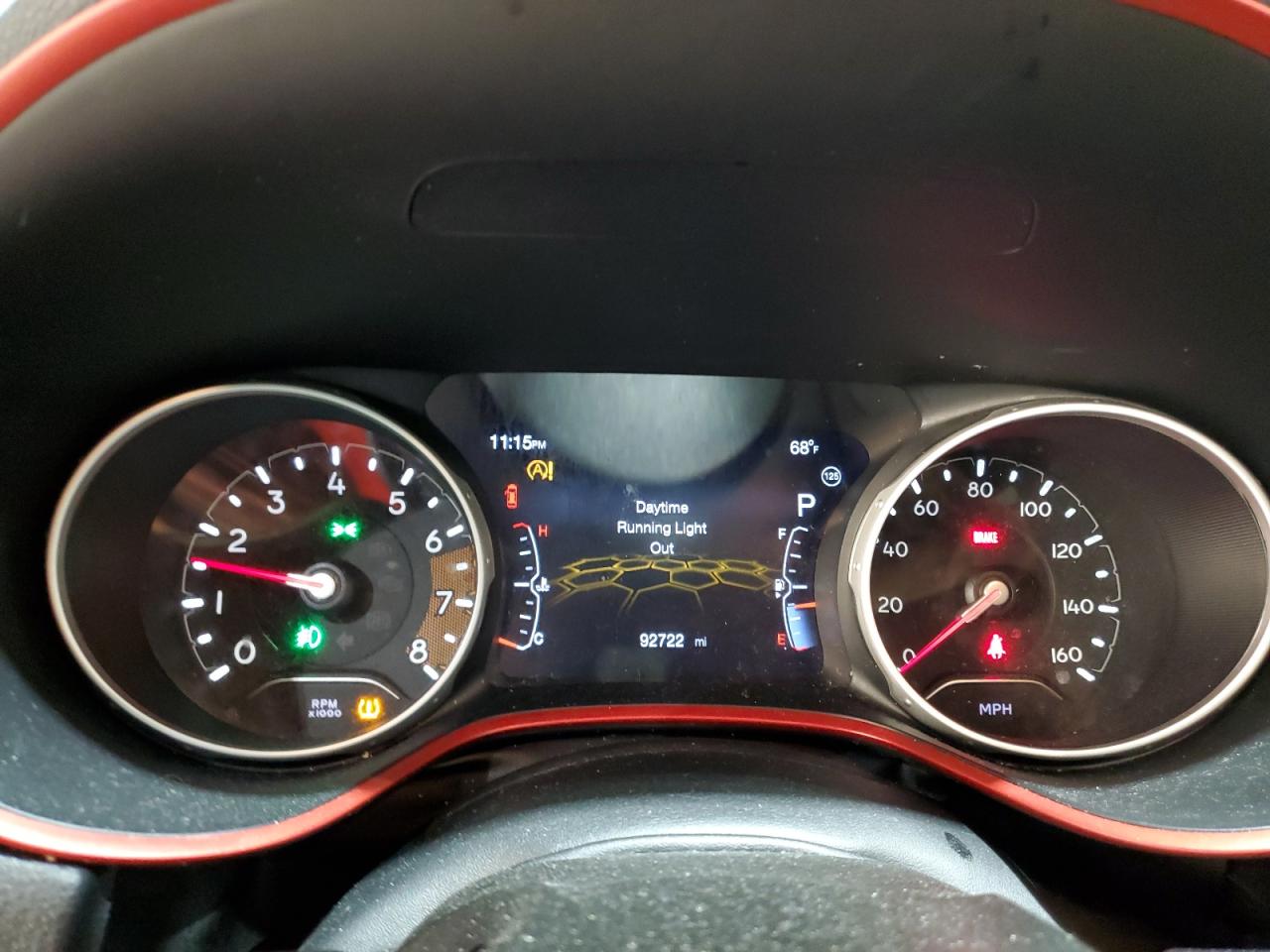 2019 Jeep Compass VIN 3C4NJDDB6KT747971 Copart auction photo, side / front end damage thumbnail 9