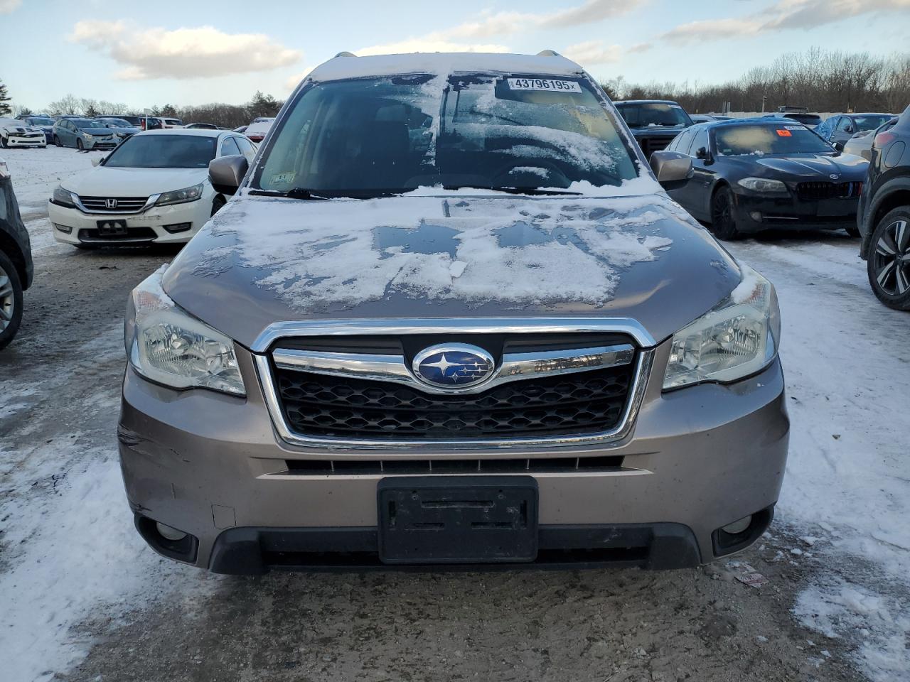 2014 Subaru Forester VIN JF2SJAPC2EH542061 Copart auction photo, side / front end damage thumbnail 5