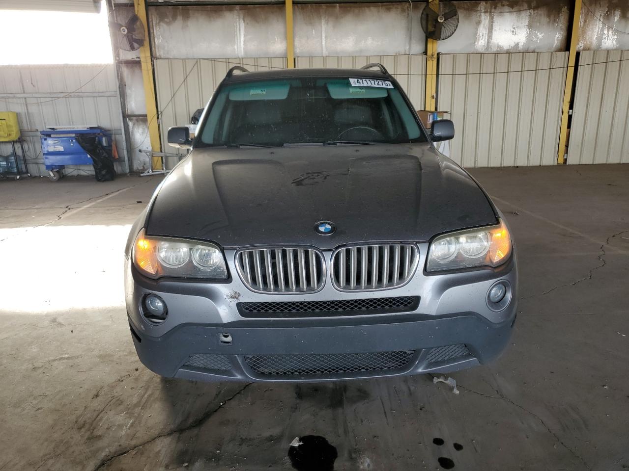 2009 BMW X3 VIN WBXPC93469WJ28622 Copart auction photo, side / mechanical damage thumbnail 5