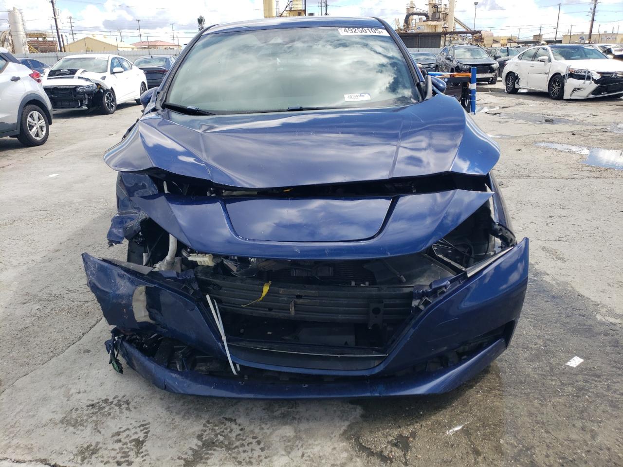 2018 Nissan Leaf VIN 1N4AZ1CP1JC317476 Copart auction photo, front end / rear end damage thumbnail 5
