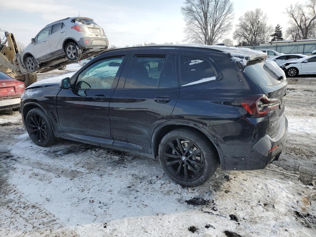2023 BMW X3 VIN 5UX53DP00P9P29517 Copart auction photo, front end damage thumbnail 2