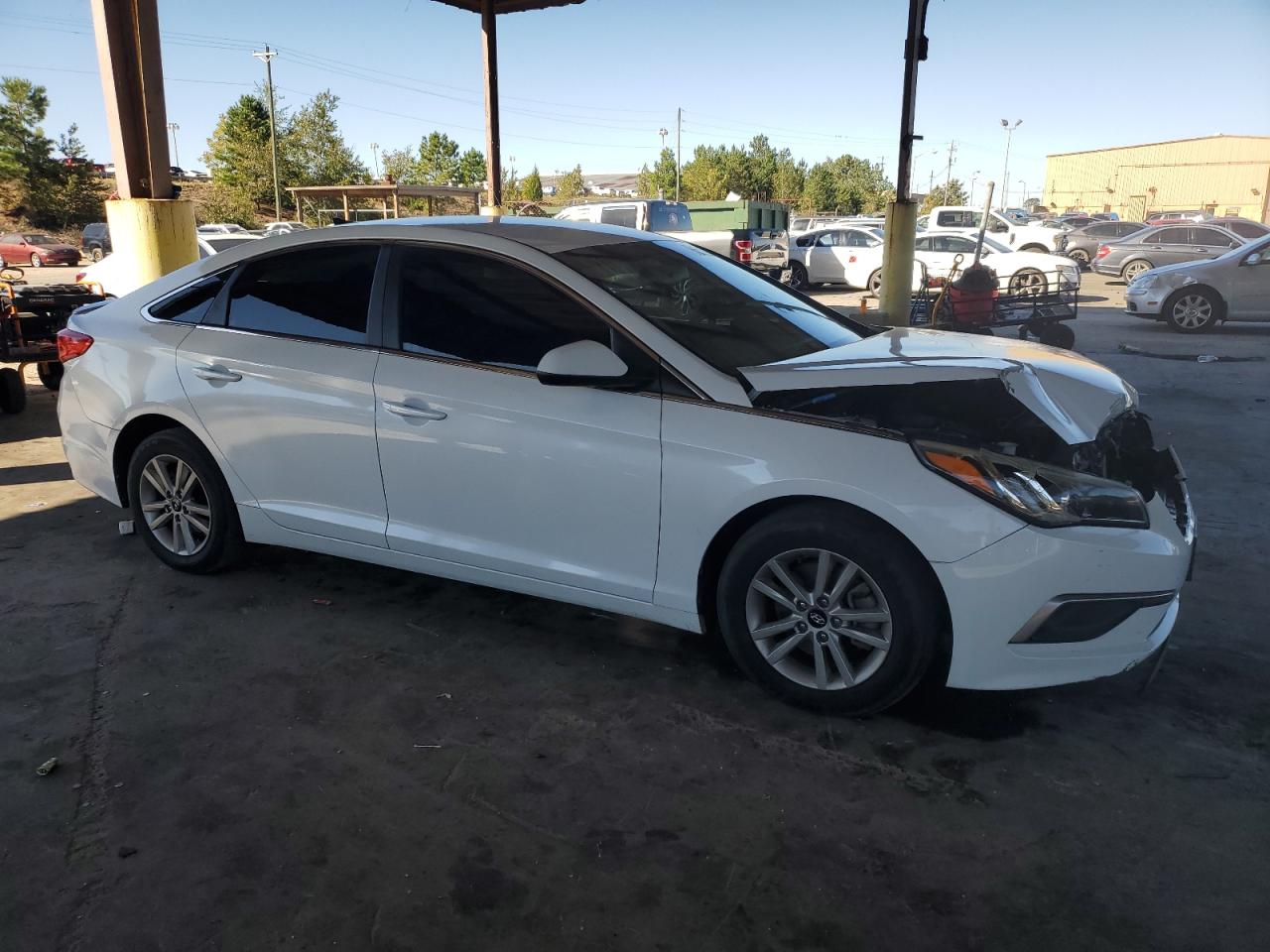 2016 Hyundai Sonata VIN 5NPE24AF0GH275214 Copart auction photo, front end damage thumbnail 4