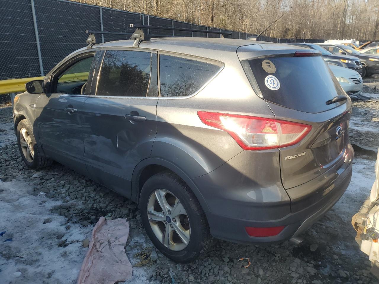 2014 Ford Escape VIN 1FMCU9GX7EUD12837 Copart auction photo, front end damage thumbnail 2
