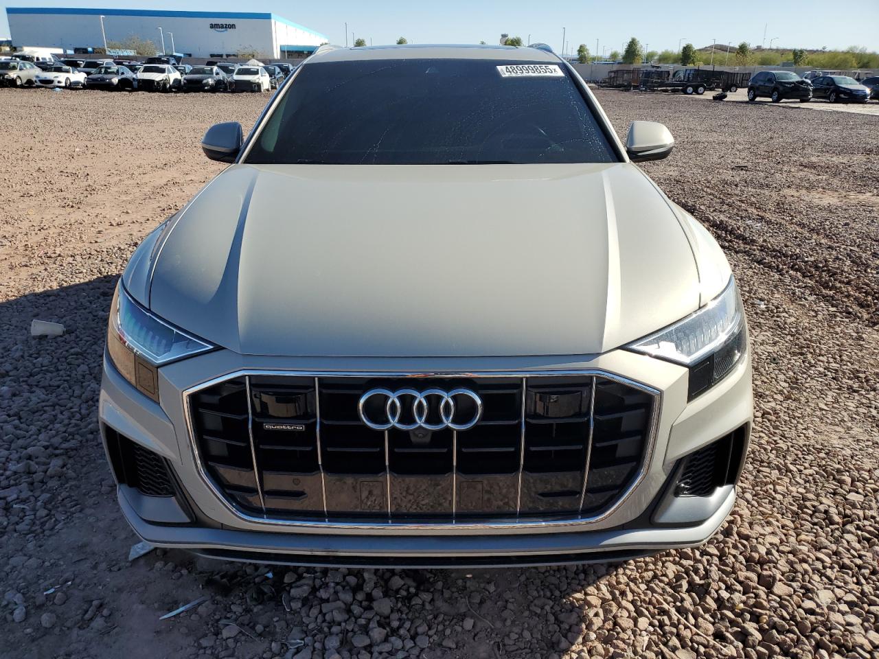 2021 Audi Q8 VIN WA1FVAF14MD027325 Copart auction photo, rear end damage thumbnail 5