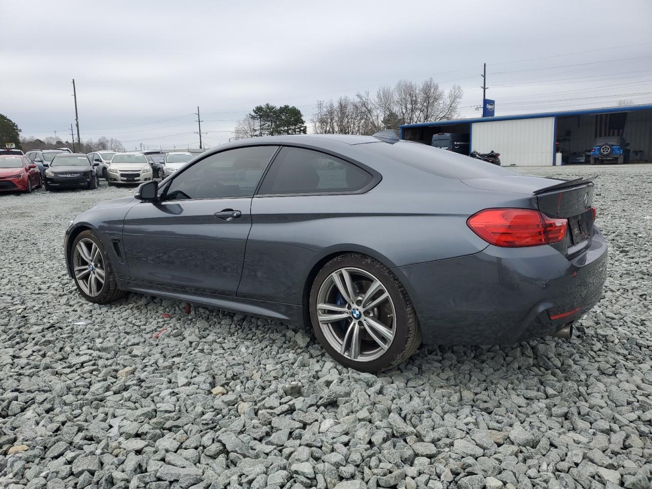 2014 BMW 4er VIN WBA3R1C5XEK190768 Copart auction photo, front end damage thumbnail 2