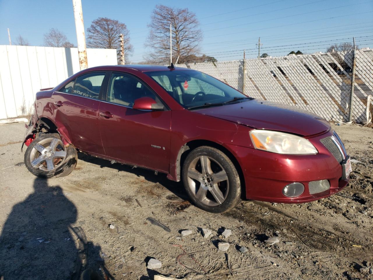 2008 Pontiac G6 VIN 1G2ZM577X84161542 Copart auction photo, rear end damage thumbnail 4