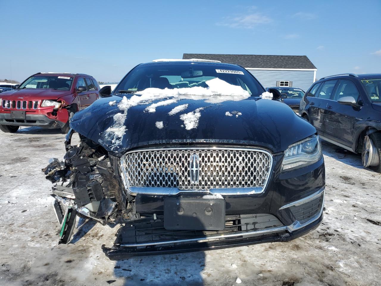 2017 Lincoln MKZ VIN 3LN6L5F95HR644993 Copart auction photo, front end damage thumbnail 5
