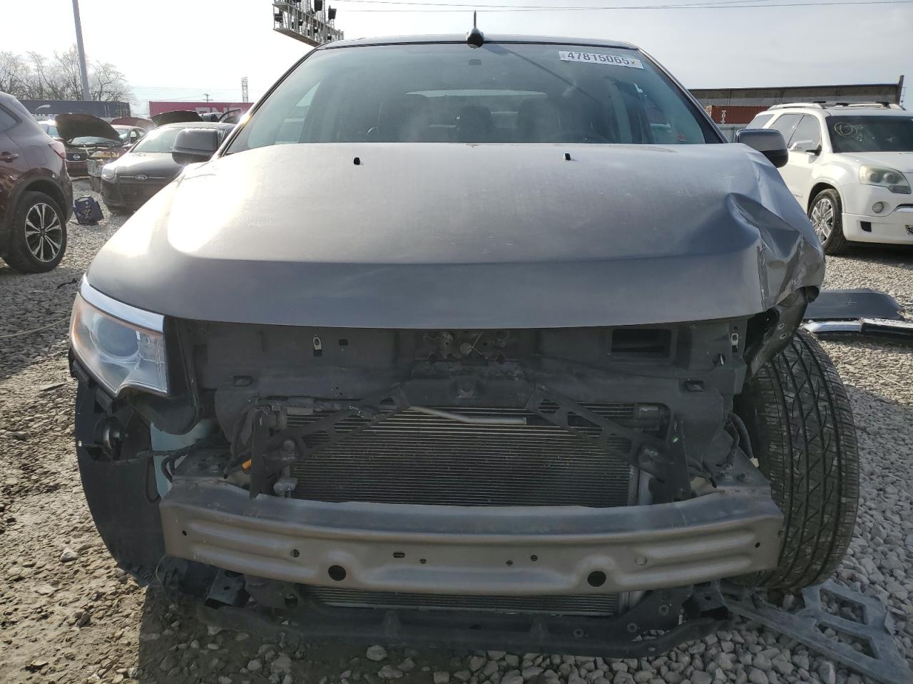 2012 Ford Edge VIN 2FMDK3JC3CBA12017 Copart auction photo, front end damage thumbnail 5