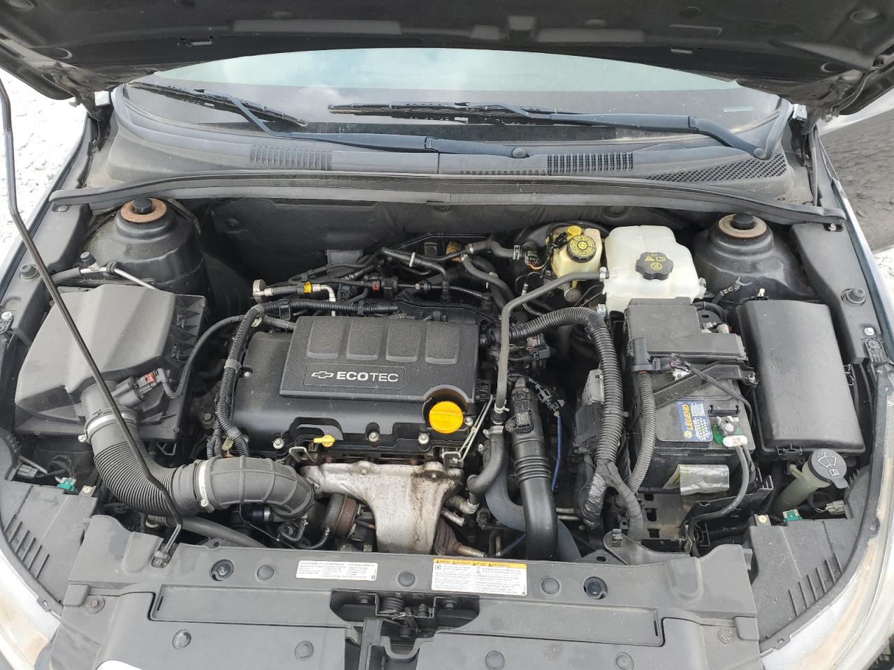 2013 Chevrolet Cruze VIN 1G1PC5SB8D7198866 Copart auction photo, mechanical damage thumbnail 11