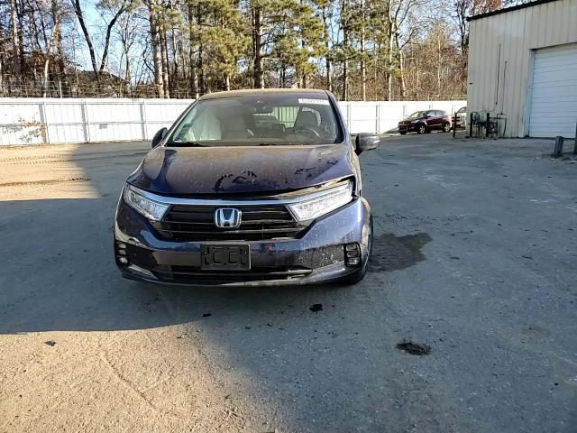 2021 Honda Odyssey VIN 5FNRL6H87MB011497 Copart auction photo, side / front end damage thumbnail 12