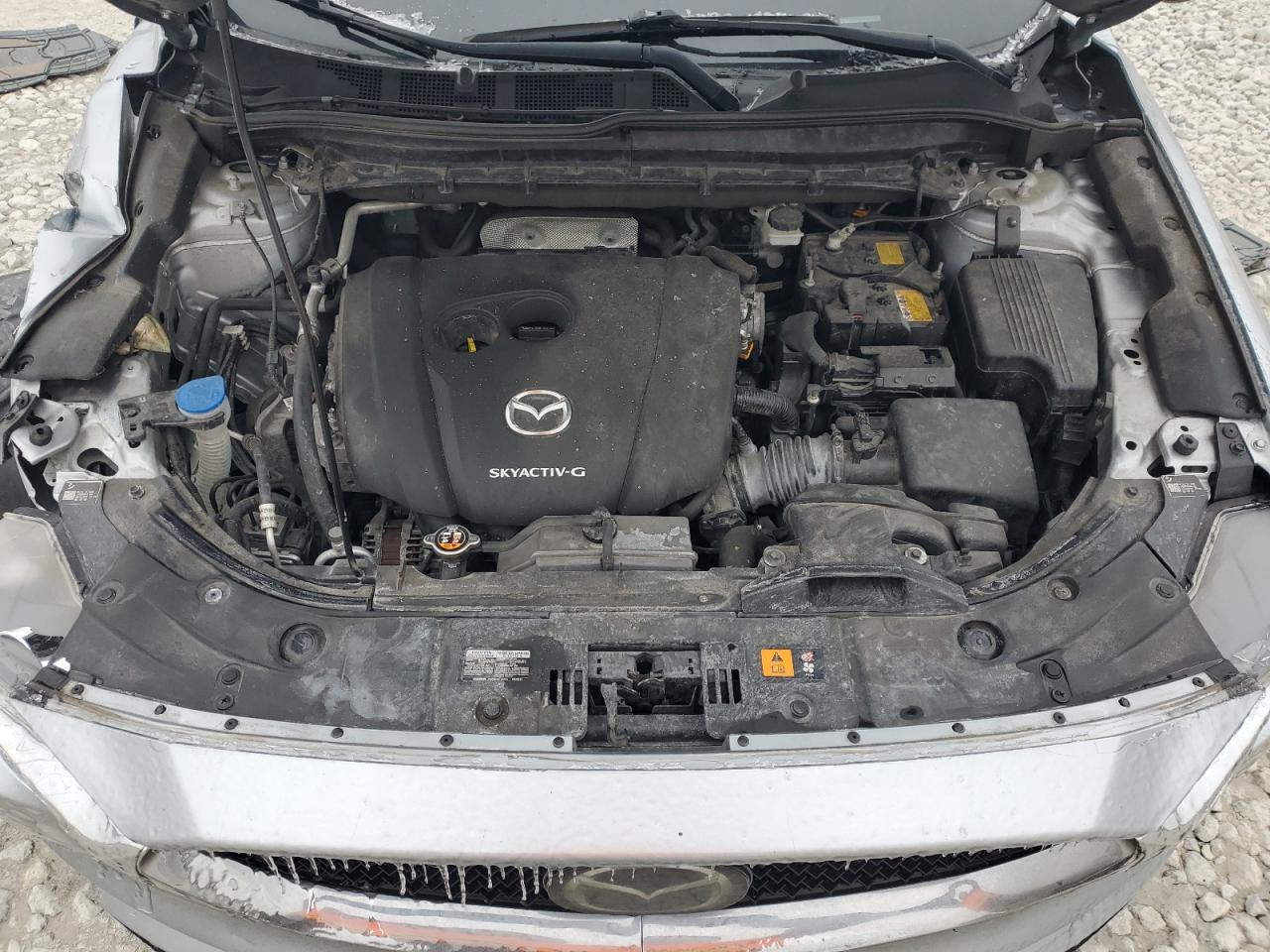 2020 Mazda CX-5 VIN JM3KFACM7L0774012 Copart auction photo, front end / side damage thumbnail 14
