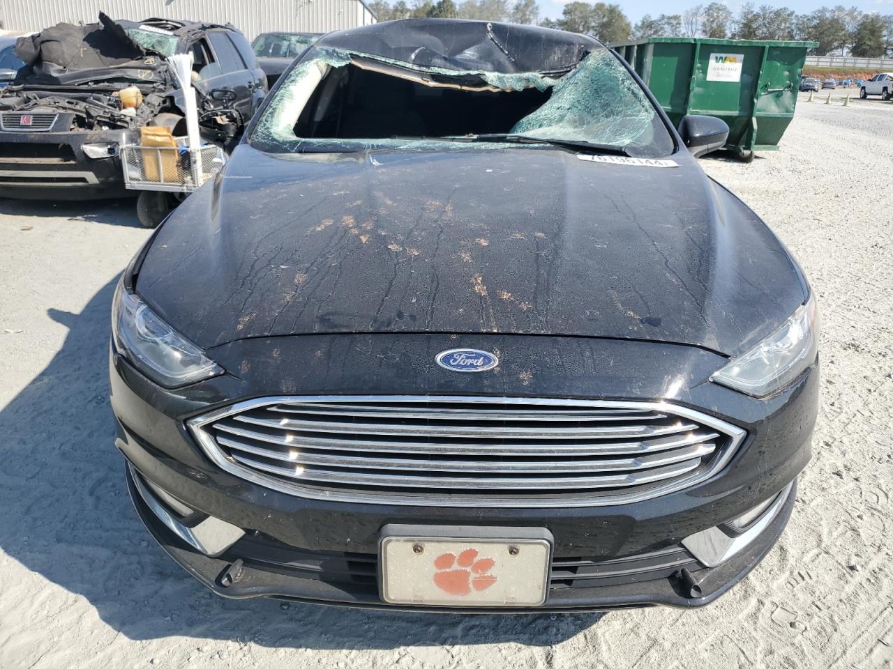 2018 Ford Fusion VIN 3FA6P0G70JR264786 Copart auction photo, top/roof damage thumbnail 5
