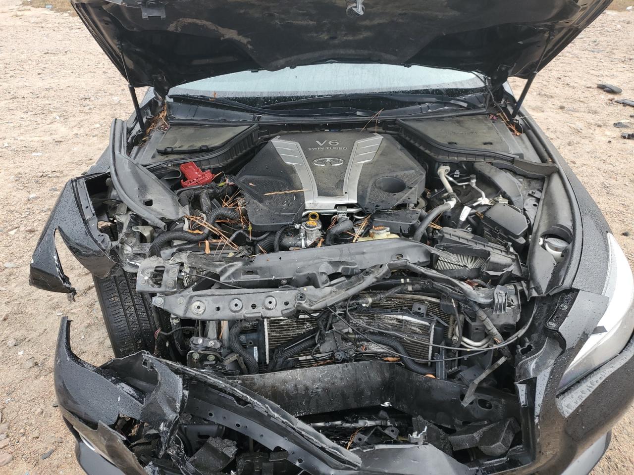 2017 Infiniti Q50 VIN JN1EV7AP7HM740700 Copart auction photo, front end / rear end damage thumbnail 12