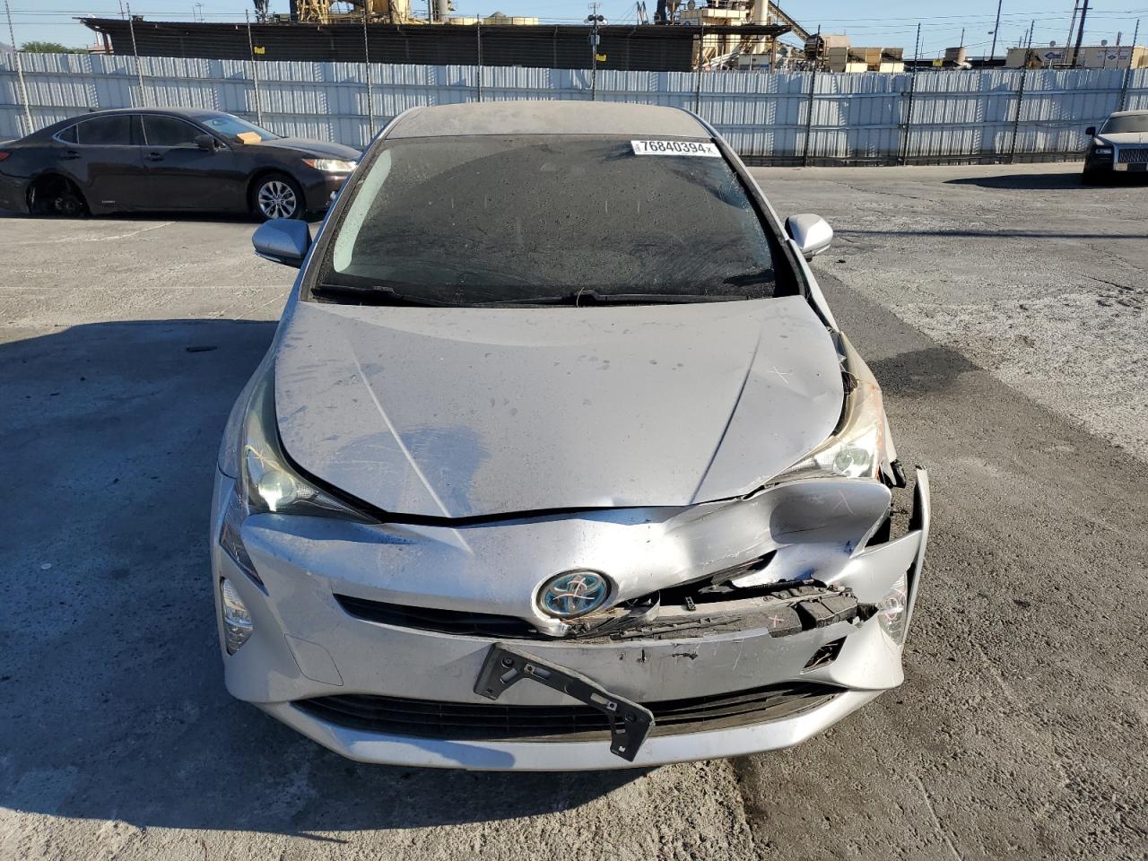 2016 Toyota Prius VIN JTDKARFUXG3504665 Copart auction photo, front end damage thumbnail 5