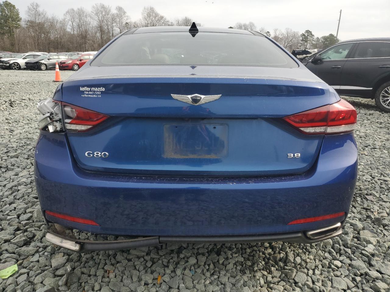 2017 Genesis G80 VIN KMHGN4JE2HU204431 Copart auction photo, all over damage thumbnail 6