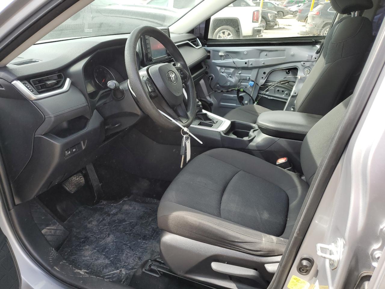 2020 Toyota RAV 4 VIN JTMH1RFV8LD046647 Copart auction photo, front end / side damage thumbnail 7