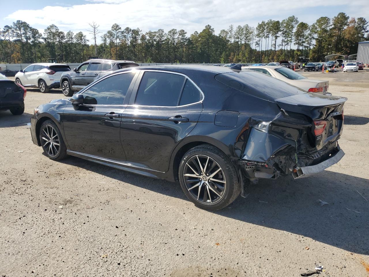 2021 Toyota Camry VIN 4T1G11AK3MU517689 Copart auction photo, rear end damage thumbnail 2