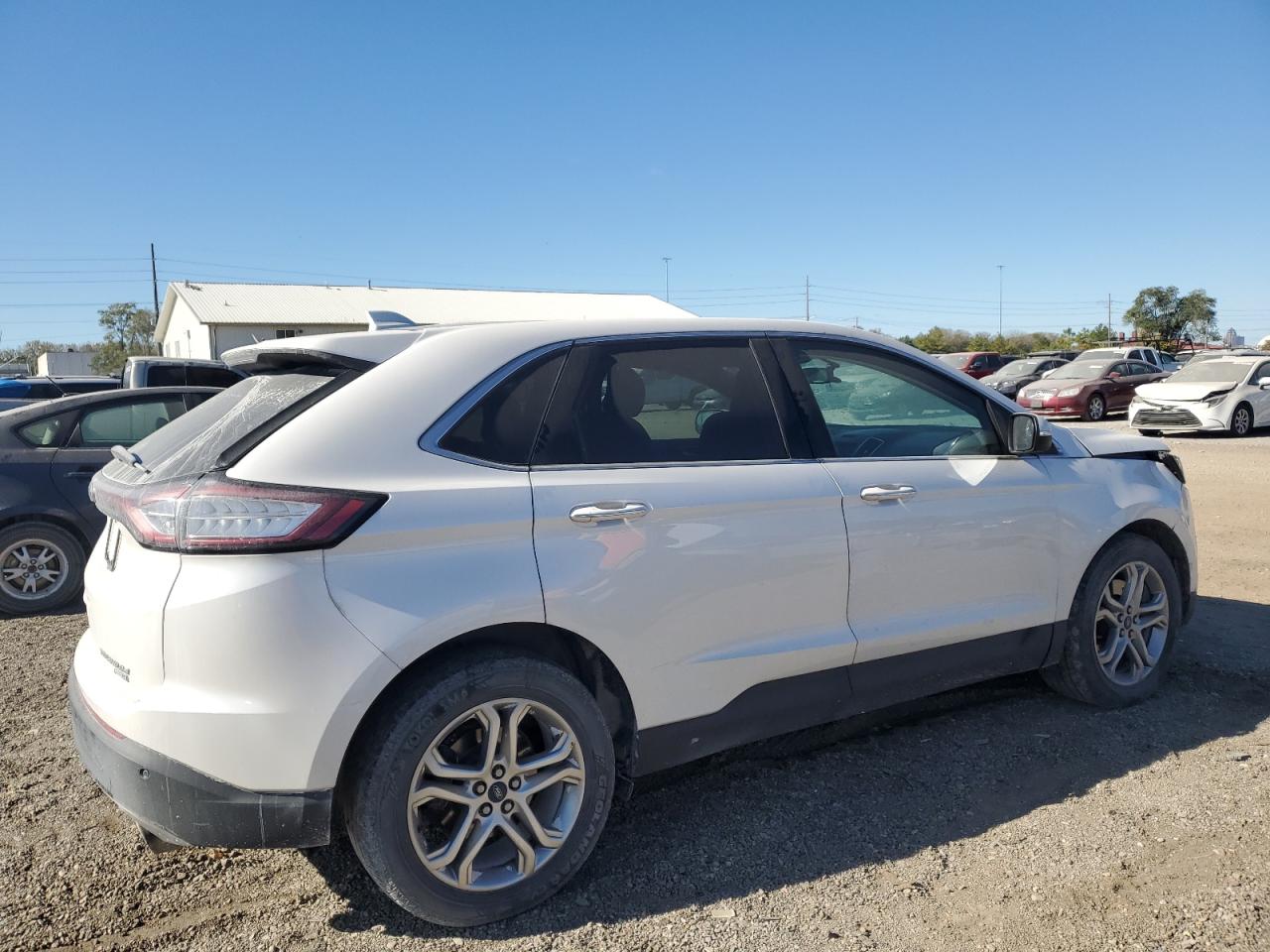 2016 Ford Edge VIN 2FMPK4K93GBC11323 Copart auction photo, front end damage thumbnail 3