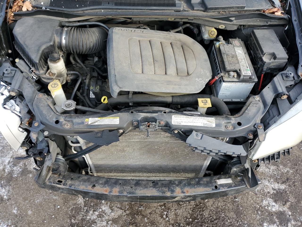 2011 Dodge Caravan VIN 2D4RN5DG6BR720783 Copart auction photo, all over damage thumbnail 12