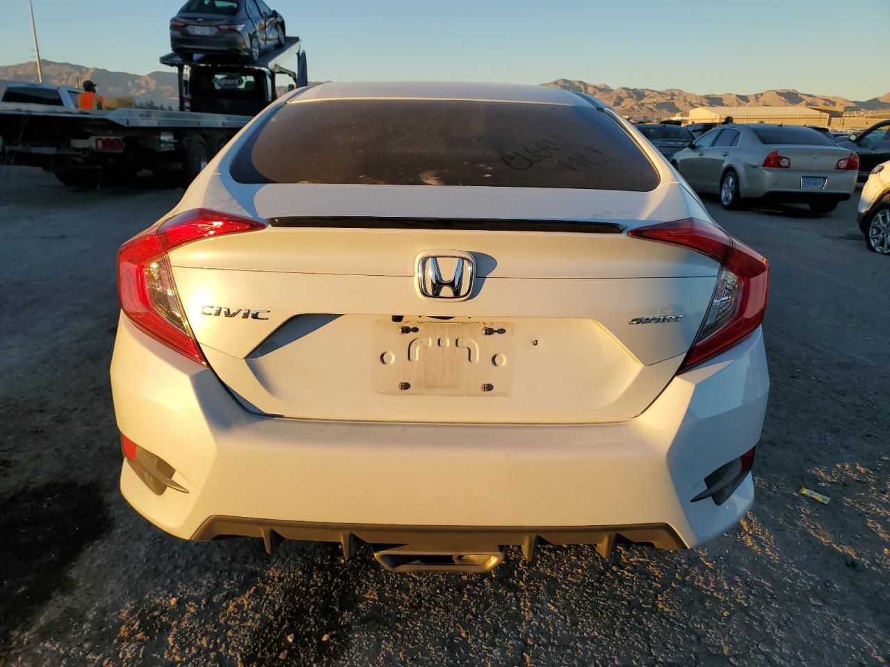 2020 Honda Civic VIN 19XFC2E81LE002086 Copart auction photo, front end damage thumbnail 6