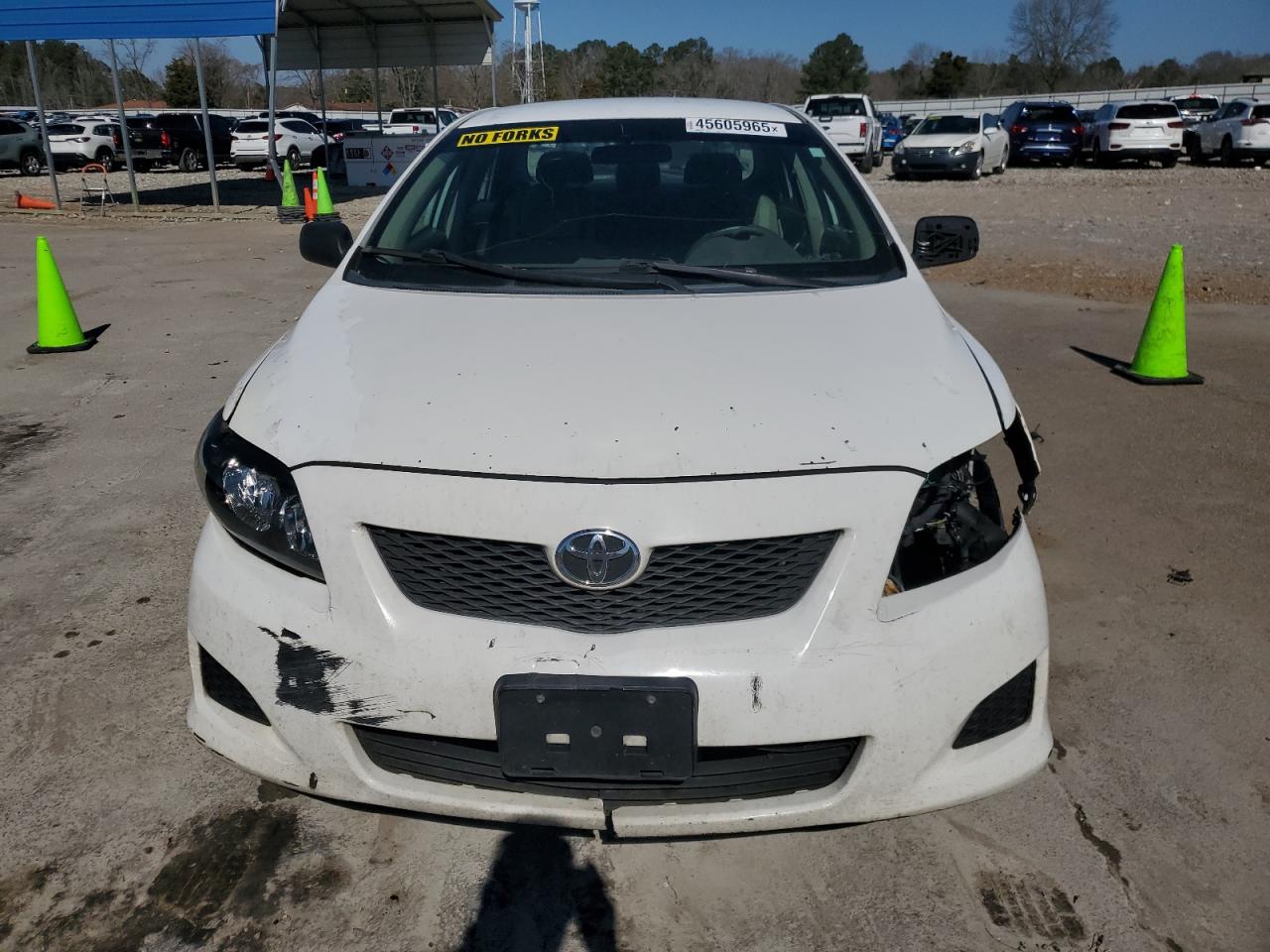 2010 Toyota Corolla VIN 2T1BU4EE0AC526175 Copart auction photo, front end / normal wear damage thumbnail 5