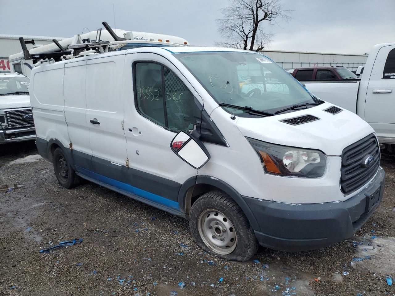 2015 Ford Transit VIN 1FTNE1ZM6FKA73762 Copart auction photo, mechanical / undercarriage damage thumbnail 4